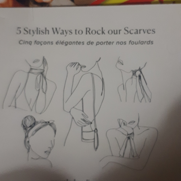 Womans silk scarves - Picture 7 of 7